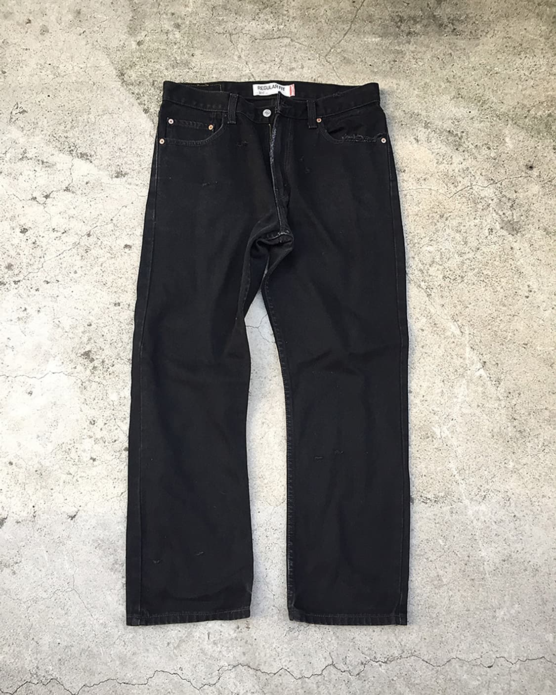 LEVI'S DSTRD BLACK DENIM 01 (1OF1) 상품이미지2