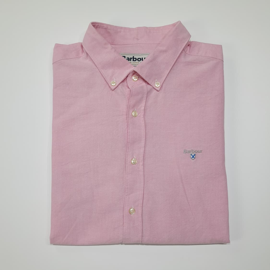 CL713 L 바버 코튼 버튼다운 옥스포드 핑크 셔츠 남방 상품이미지7