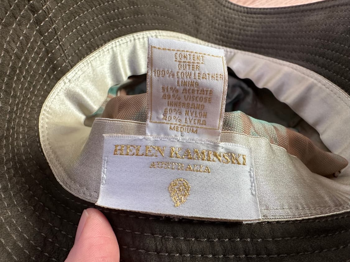 헬렌카민스키 소가죽 버킷햇 벙거지 모자 상품이미지7