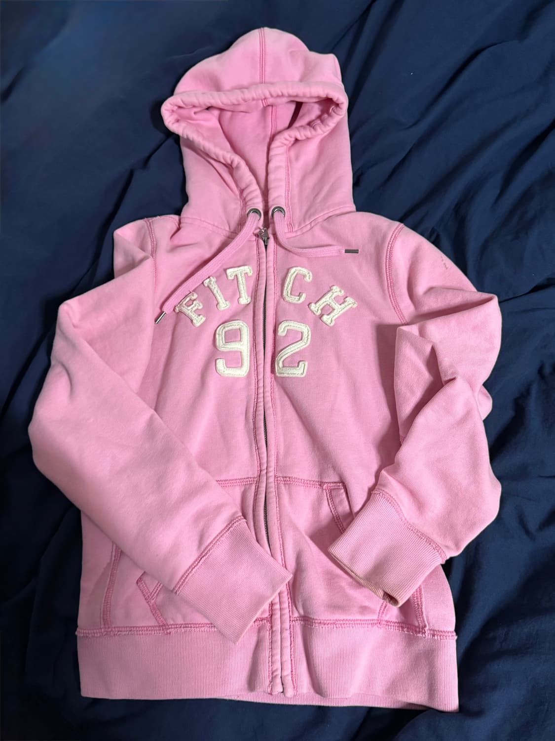 아베크롬비 연핑크 후드집업 M 상품이미지1