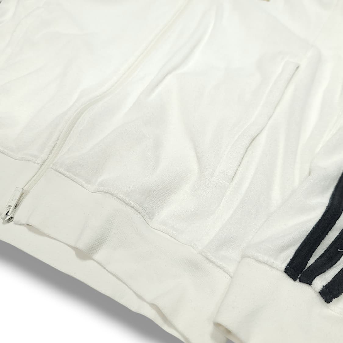 [L] 아디다스 화이트&블랙라인 오리지널 테리 슈퍼스타 져지 상품이미지5