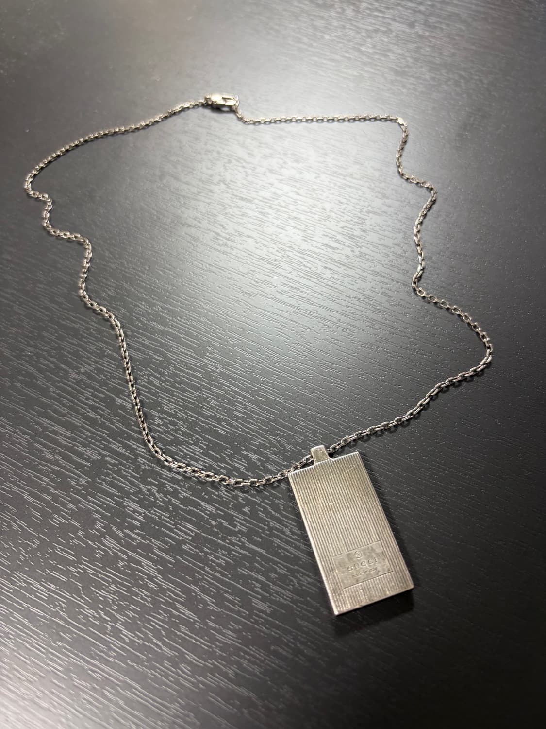 구찌 실버바 목걸이 상품이미지1
