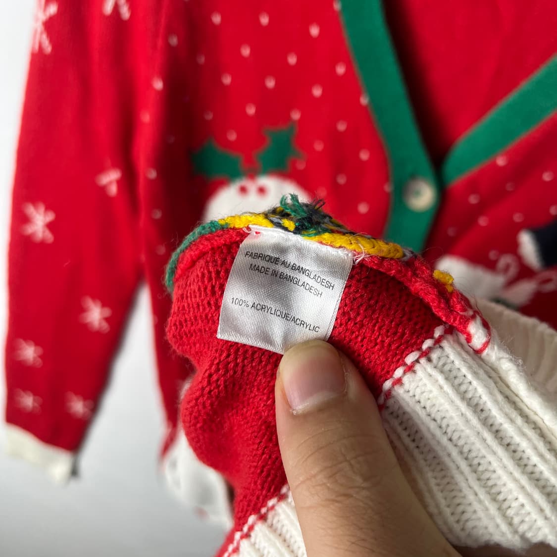 [JPN] 빈티지 크리스마스 가디건 상품이미지5