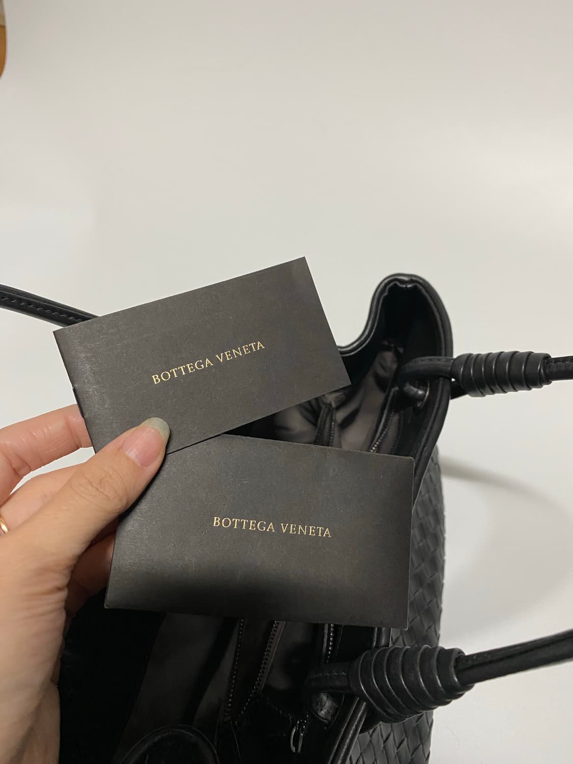 보테가베네타 블랙 토트백 상품이미지9