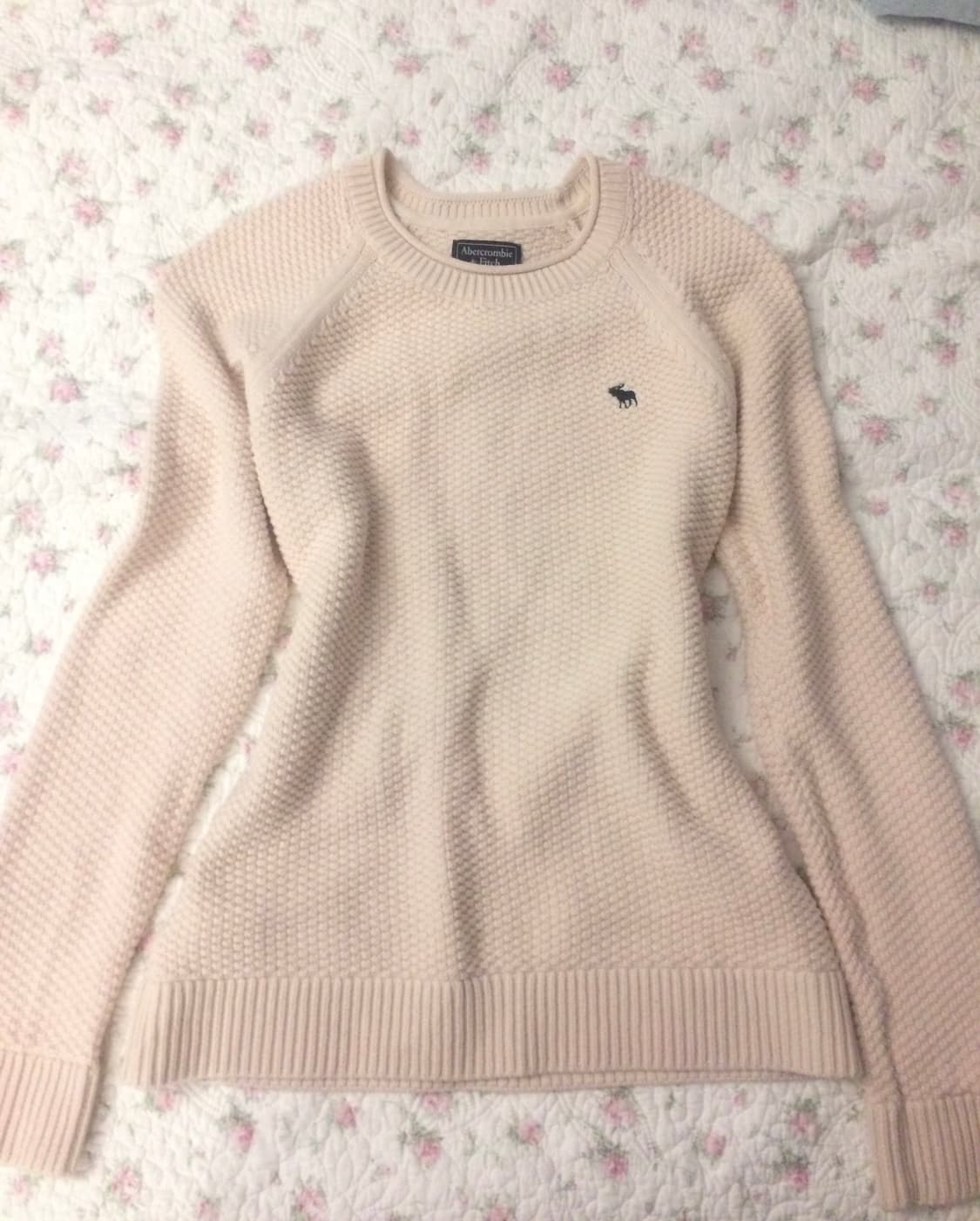 아베크롬비 딸기우유 니트 하구미 아오이유우깔 상품이미지1