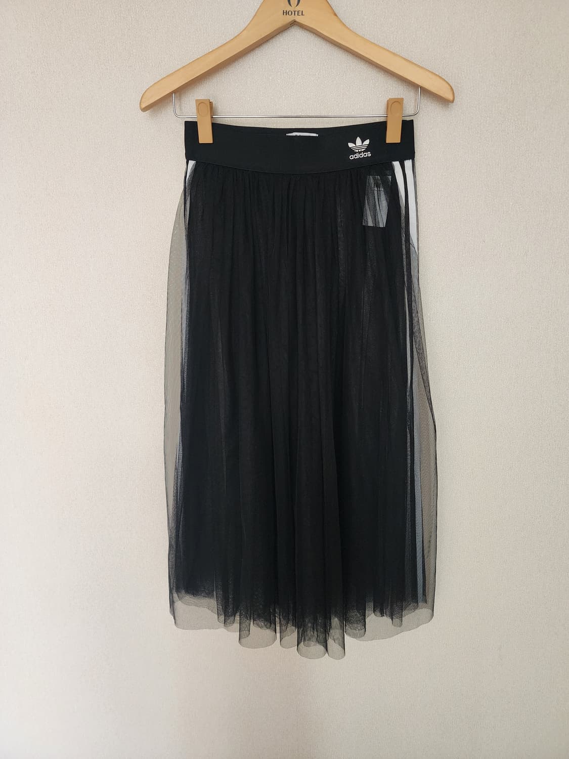 아디다스 3선 튤 스커트 블랙 상품이미지1