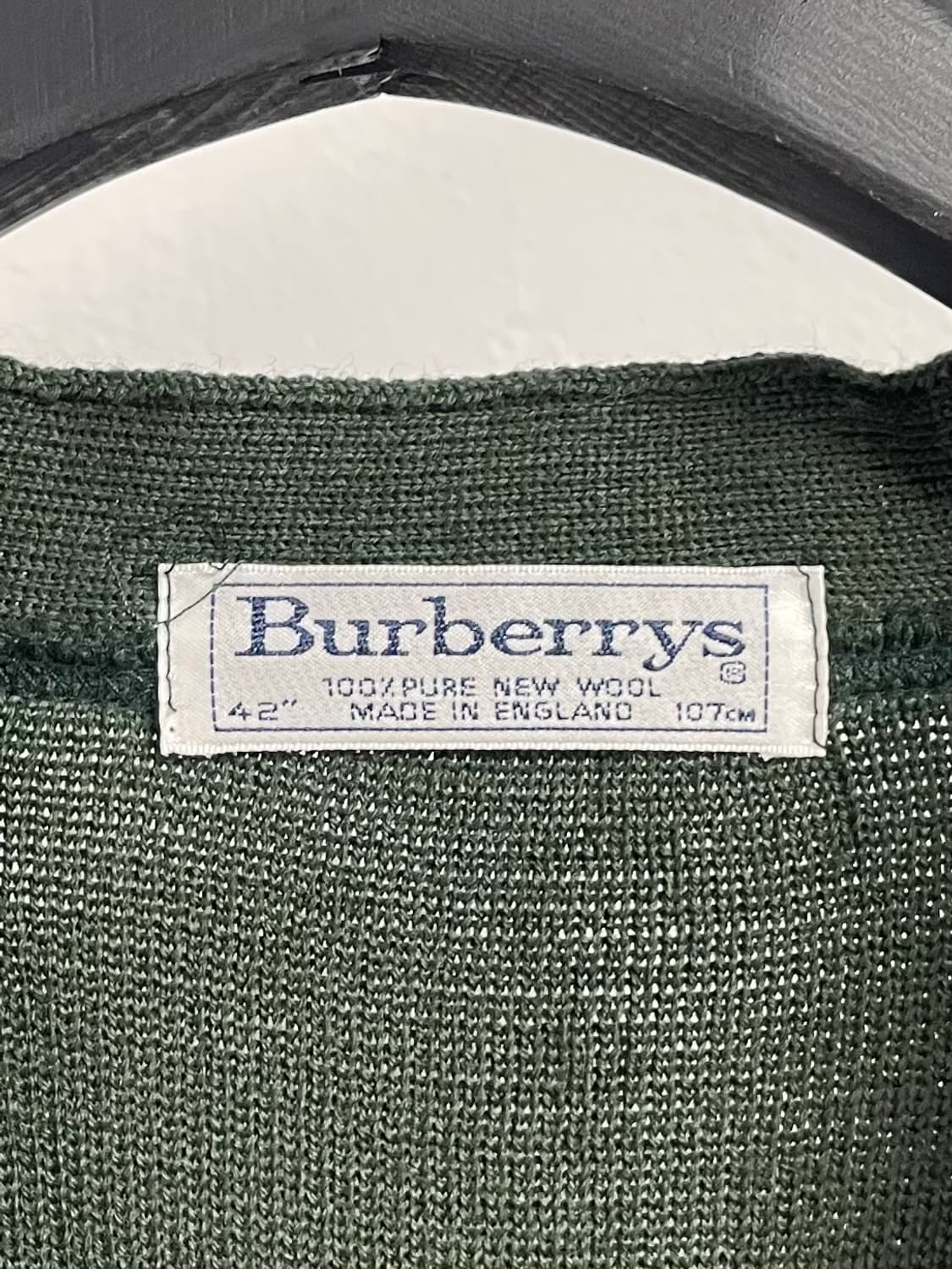 90s 버버리 코만도 울 가디건 (on.414)   상품이미지6