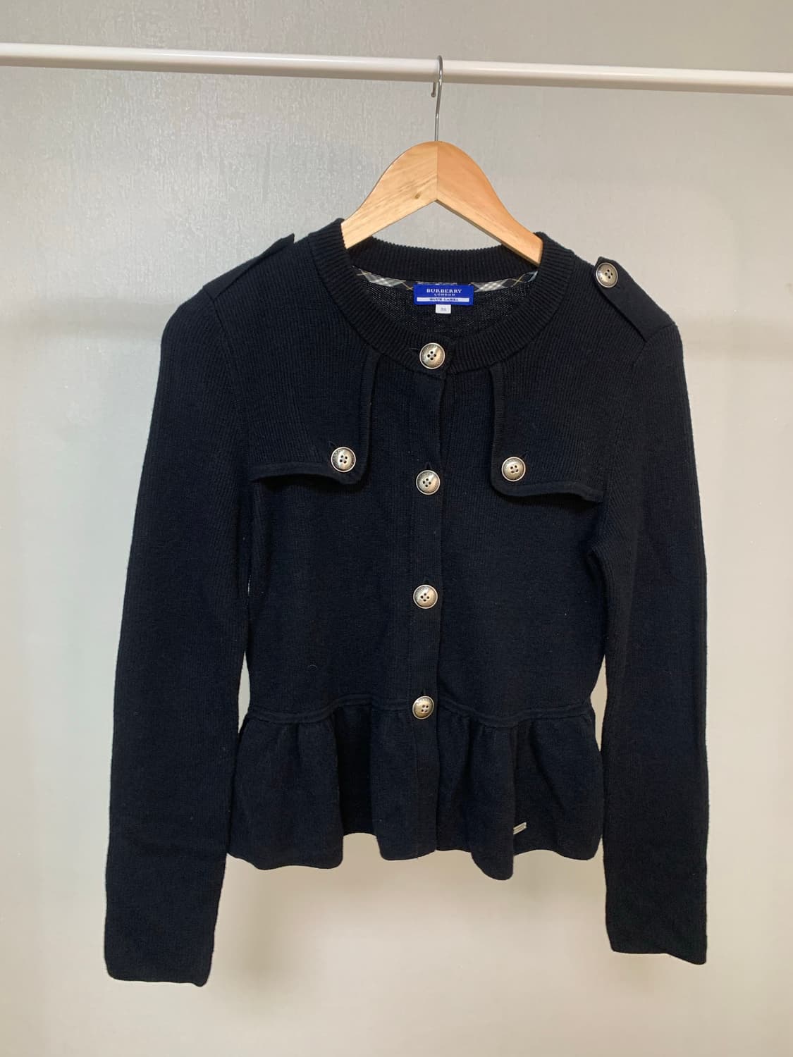 버버리 가디건 38 버버리 런던 블루라벨 상품이미지1