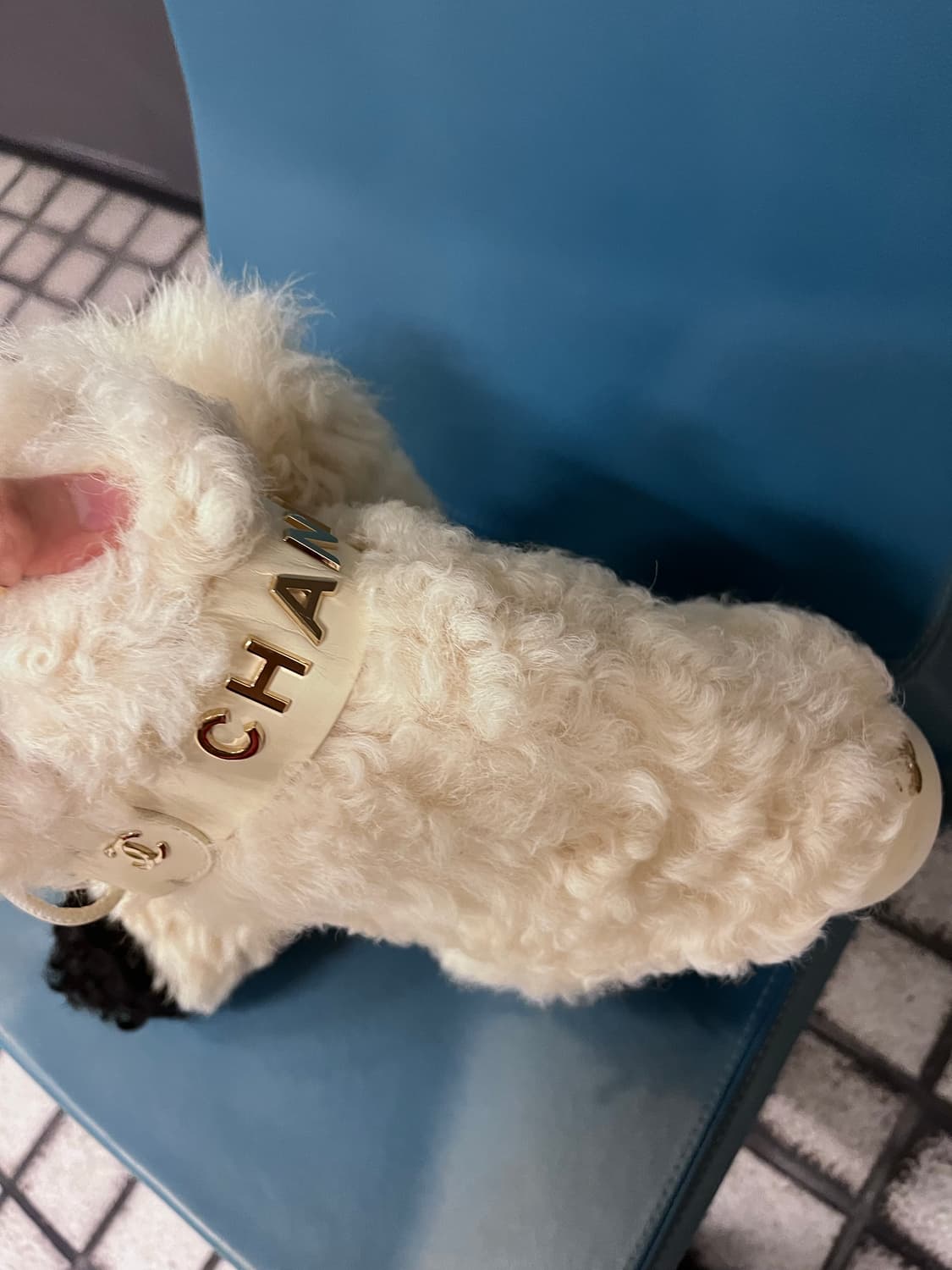 샤넬시어링 부츠 (인간푸들 ) 정품 37반 240  상품이미지5