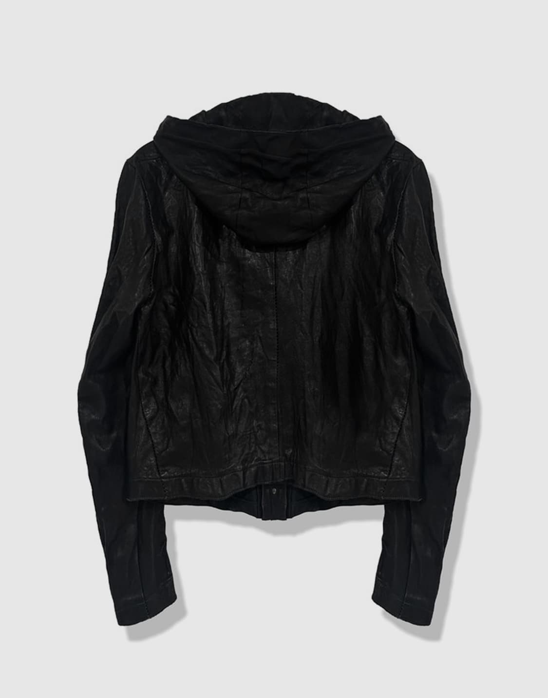 교환)san263-1 레더 자켓 52 블랙 > 브라운 상품이미지2