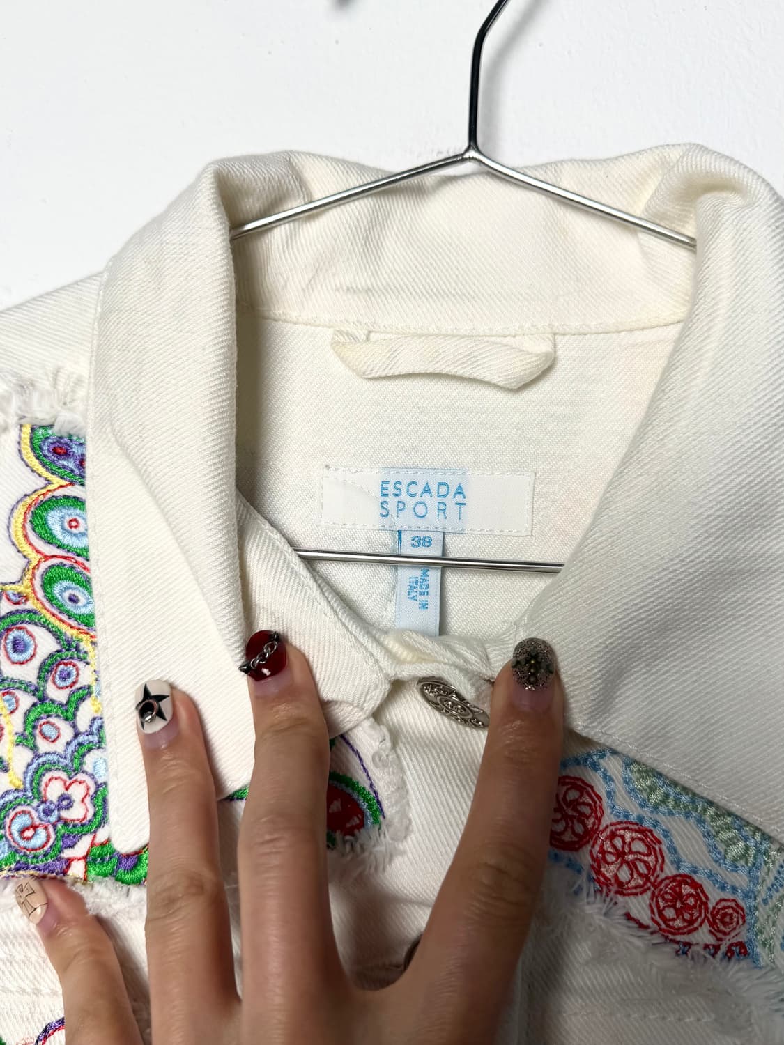 ESCADA 컷오프 페이즐리 데님 자켓 (MADE IN ITALY) 상품이미지5