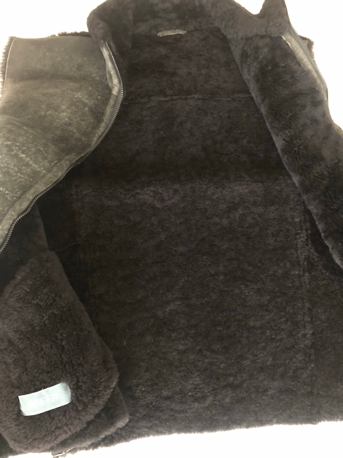 RUFFO(루포) 쉐어링(무스탕) 베스트 자켓 상품이미지5