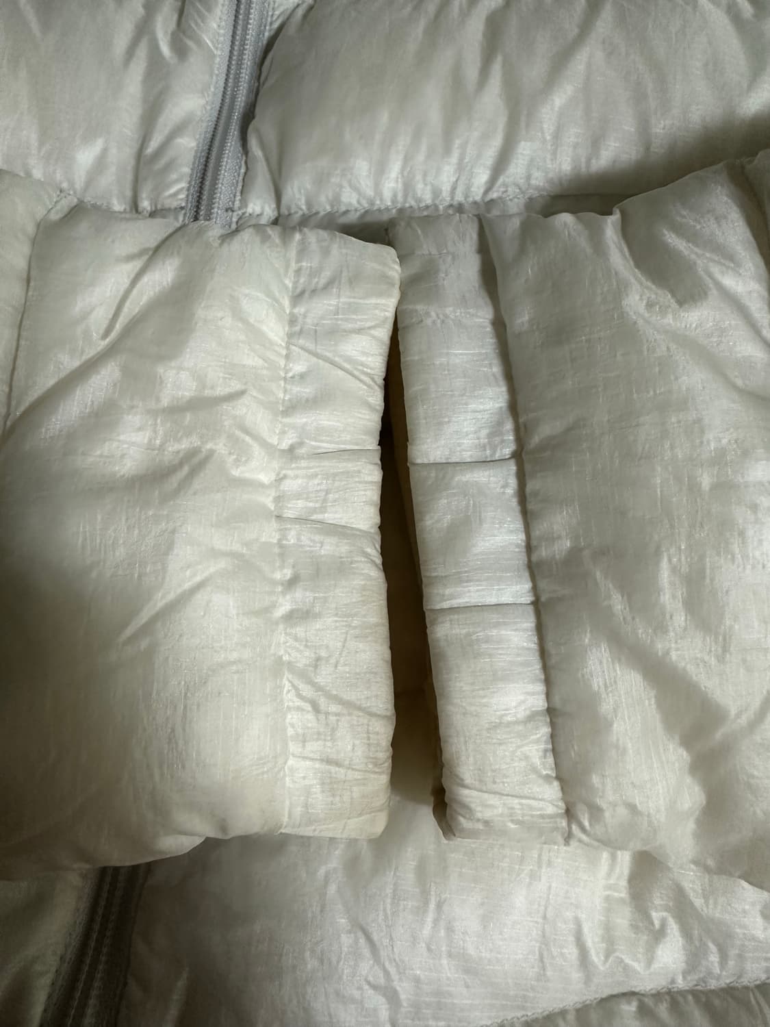 몽벨 ex1000 패딩 화이트 L 상품이미지3