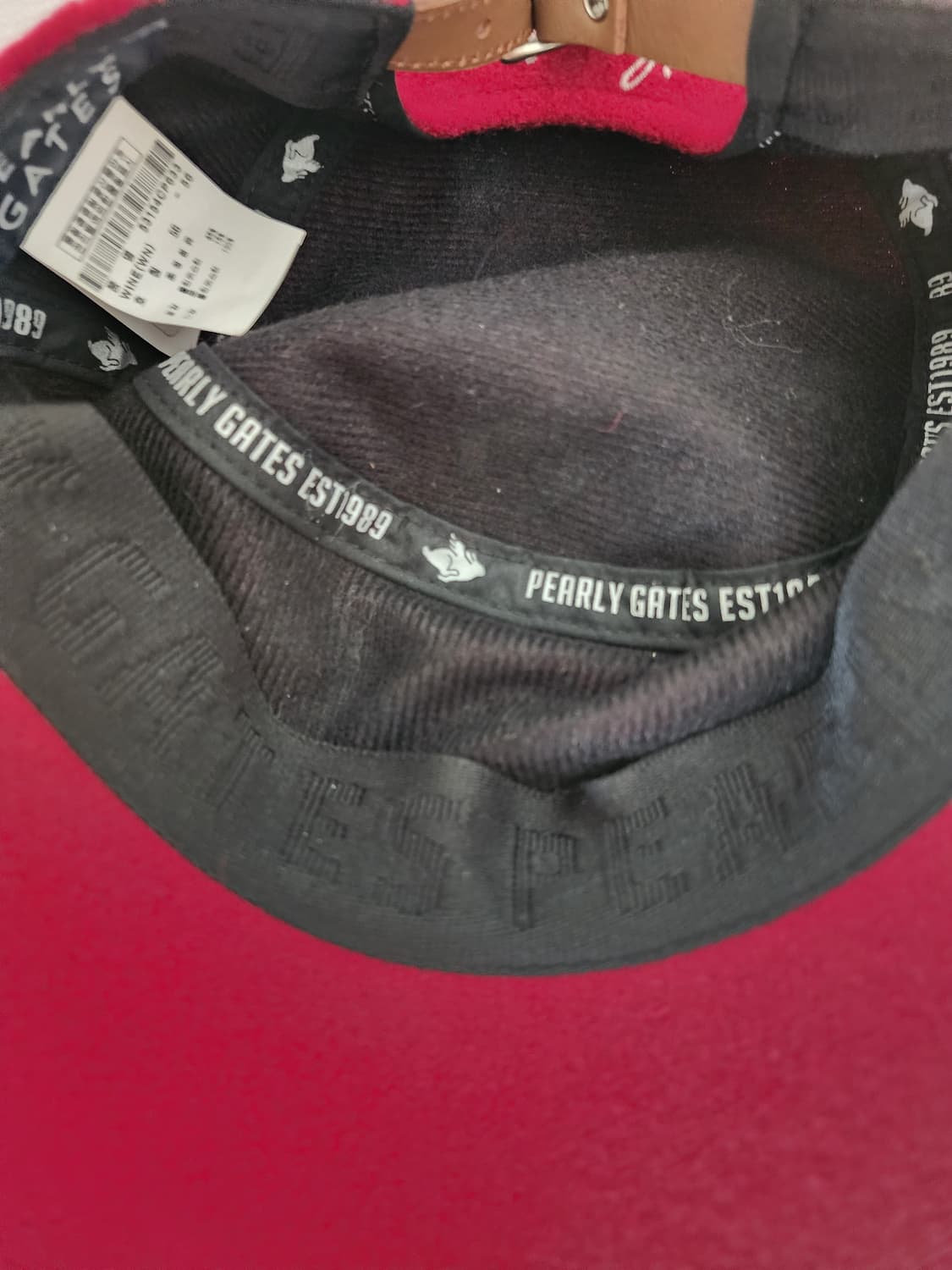 파리게이츠 버건디 색상 
골프 모자 상품이미지6