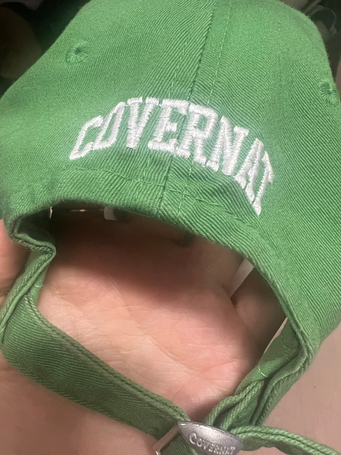 COVERNAT 커버낫 그린볼캡 상품이미지3