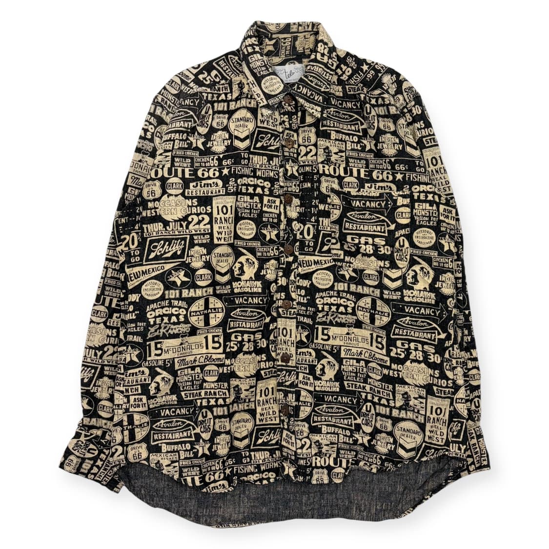 빈티지 패턴 셔츠 상품이미지1