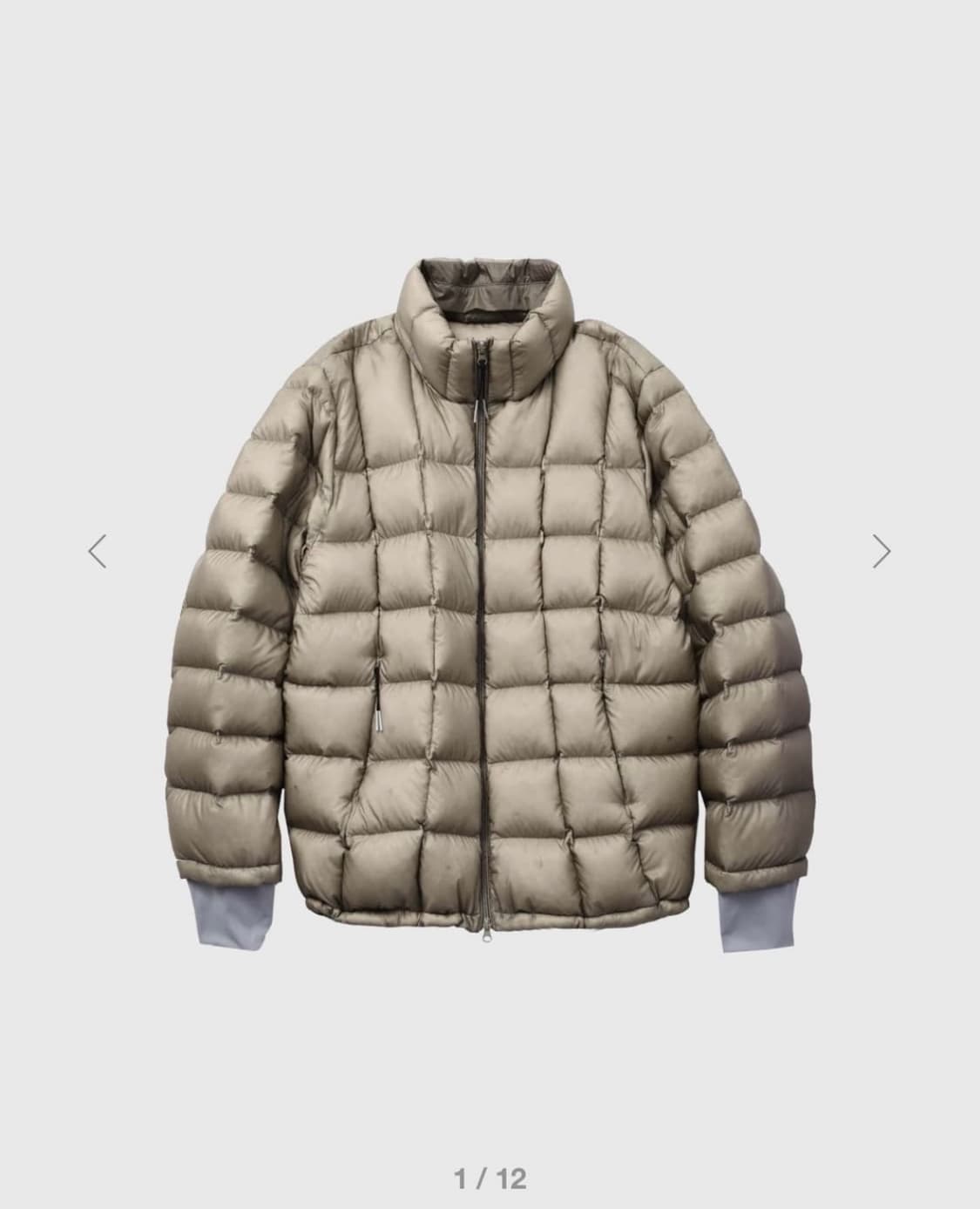 999휴머니티 패딩MODULAR LIGHT GOOSE PUFFER 카키2 상품이미지1