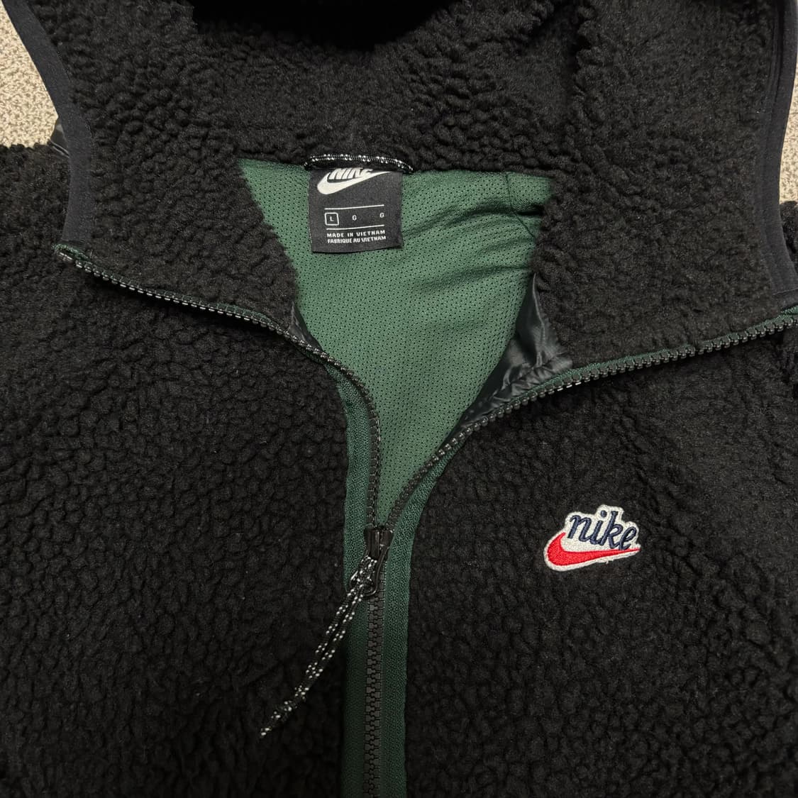 [택포] Nike 나이키 후리스 플리스 뽀글이 경량 패딩  [A] 상품이미지4