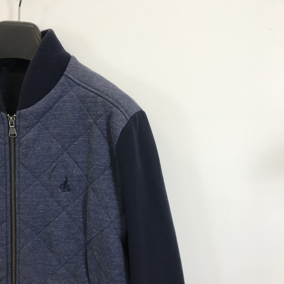 빈폴 니트 퀼팅 블루종점퍼 [95-100] 상품이미지2