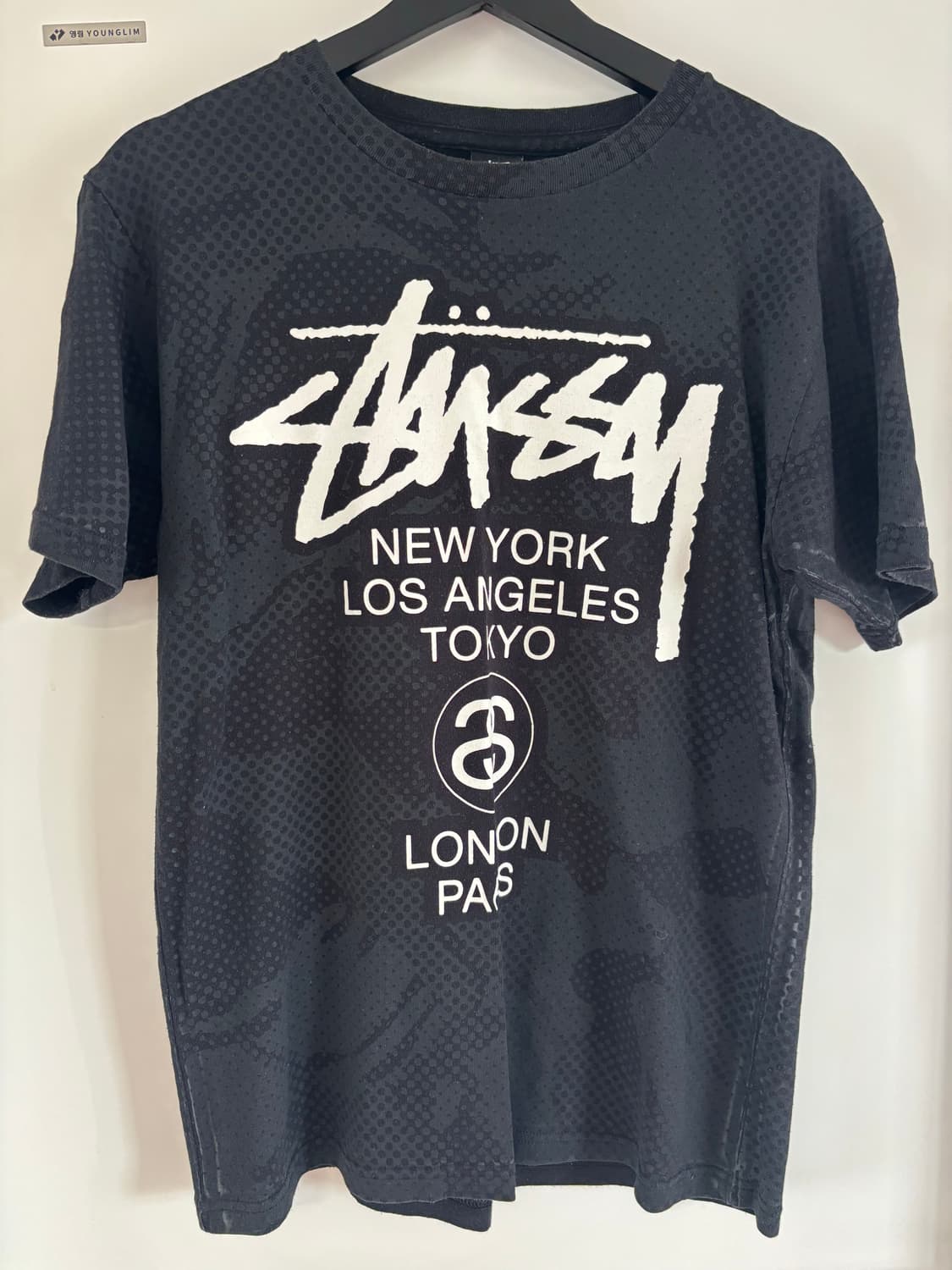 [S] 스투시 월드투어 티셔츠 도쿄한정 상품이미지1