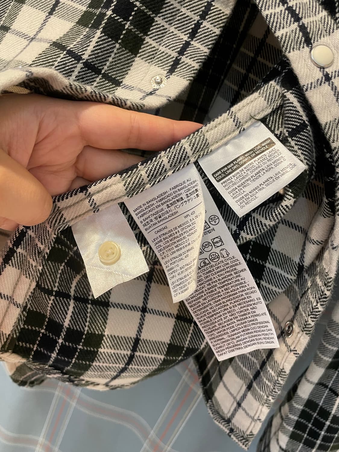 리바이스 체크웨스턴 상품이미지5