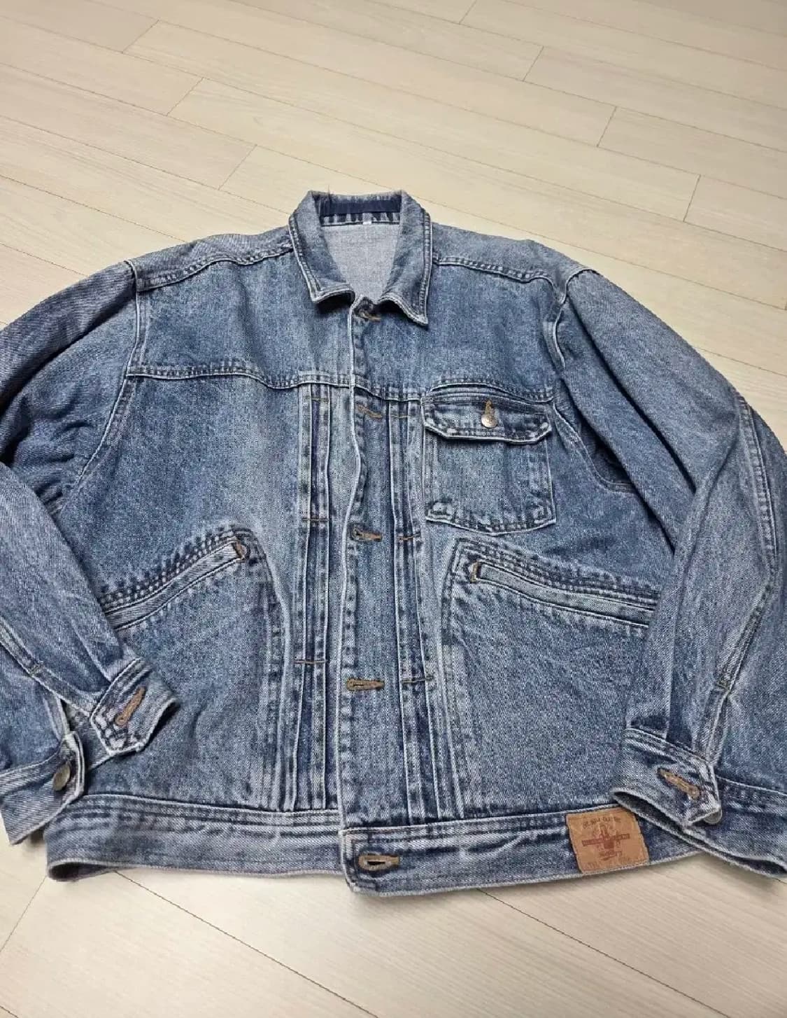 빈티지 데님 자켓 상품이미지1