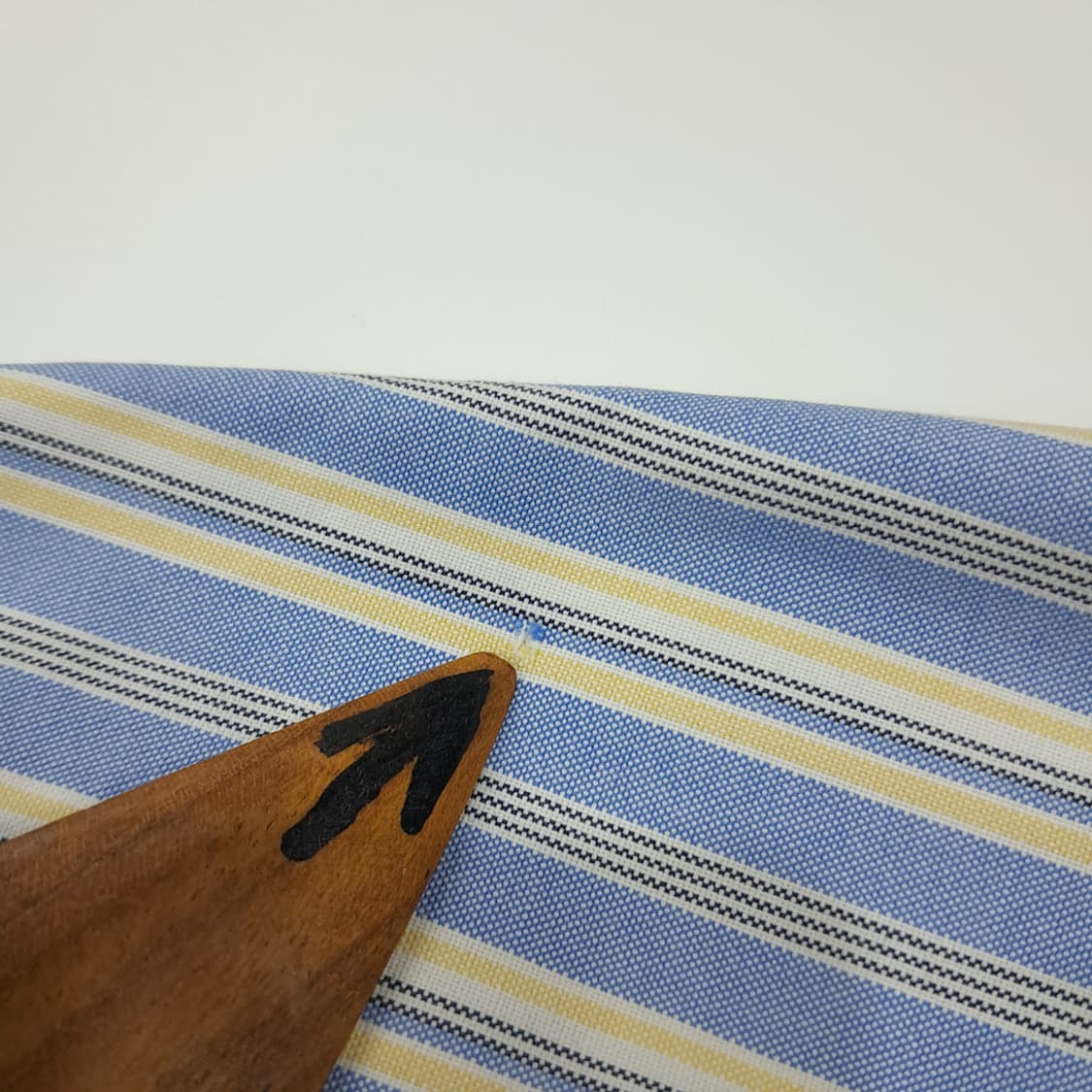 CL774 4XLT 폴로 00s 코튼 블루 스트라이프 버튼다운 셔츠 남 상품이미지8