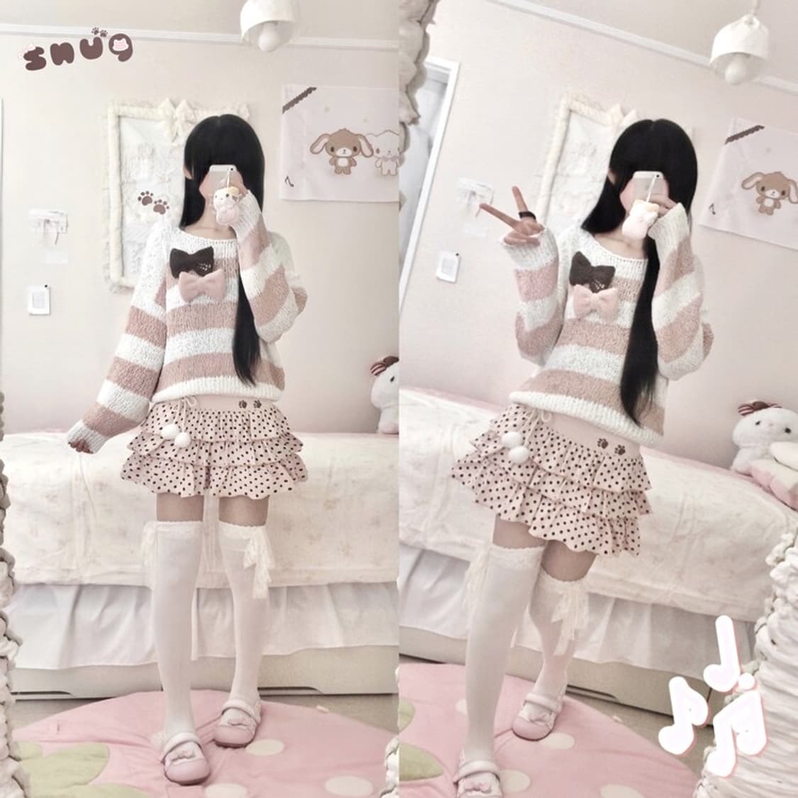 스너그 리본 스웨터 상품이미지4