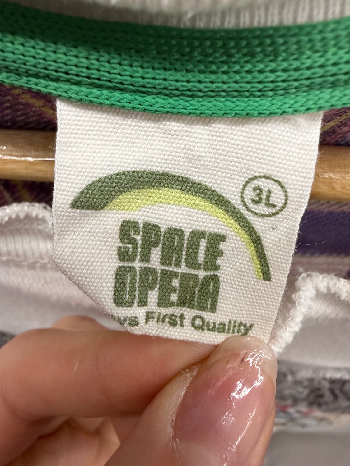 hippie 스페이스 오페라 버튼 반팔티 상품이미지5