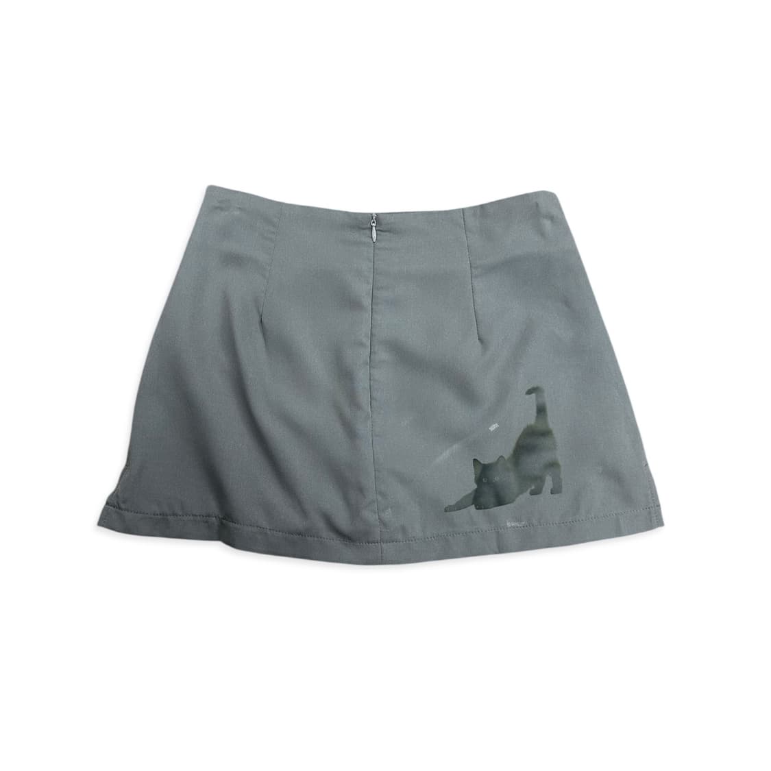 Number 7 Grey Mini Skirt 상품이미지2