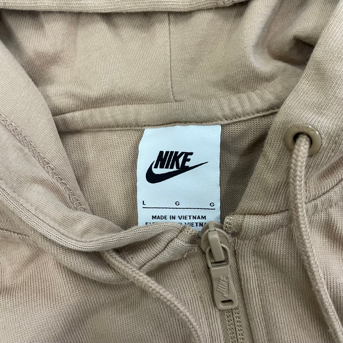 나이키 베이지 후드집업 재킷 0105HS1 상품이미지2