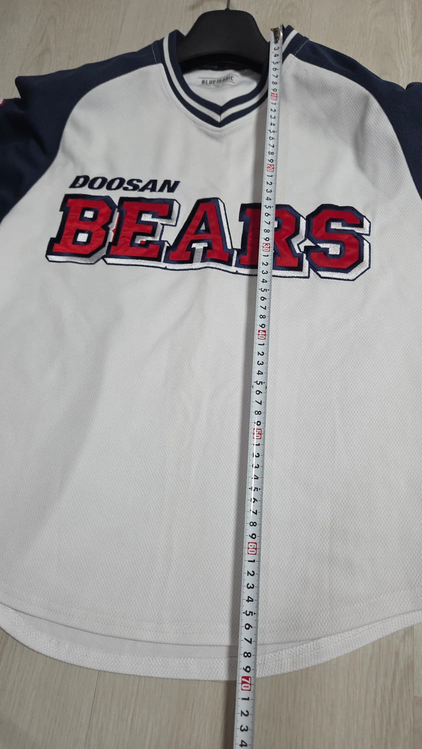 (착샷) 두산베어스 유니폼 져지 블루매직 반팔 레트로 상품이미지8