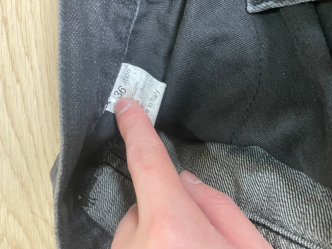 (36) 발망 더블지퍼 진 흑청 상품이미지2