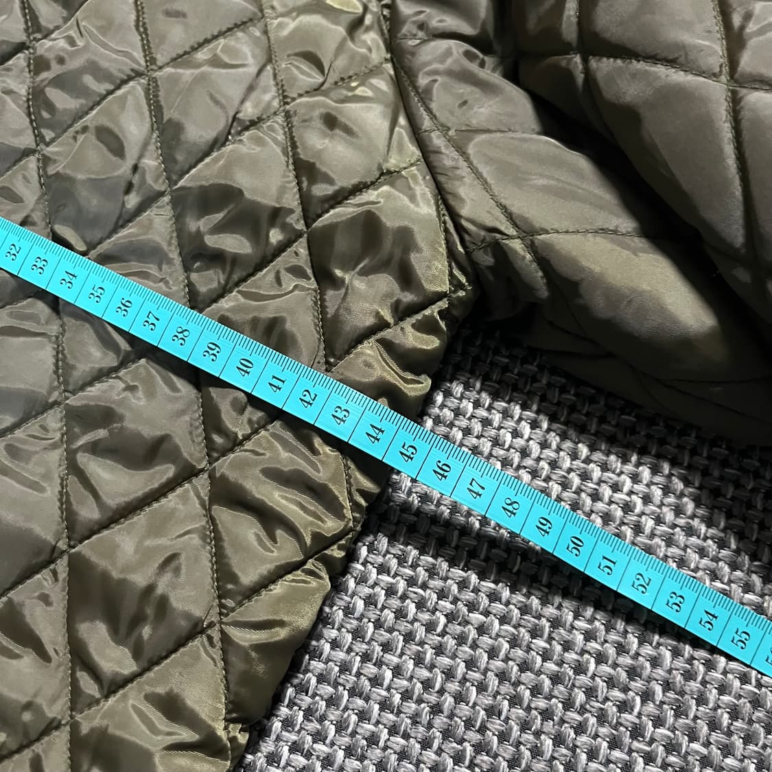 폴로 퀼팅 자켓 우먼즈 카키 상품이미지6