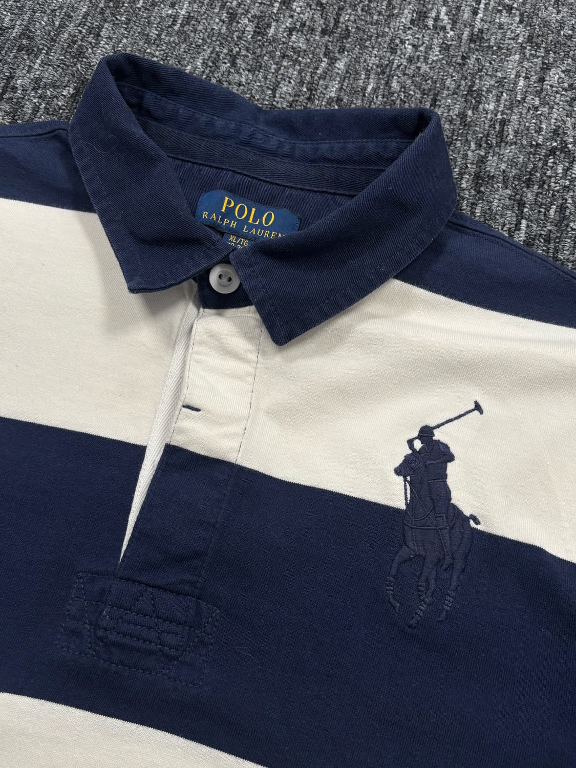 폴로 스트라이프 긴팔 럭비티 상품이미지5