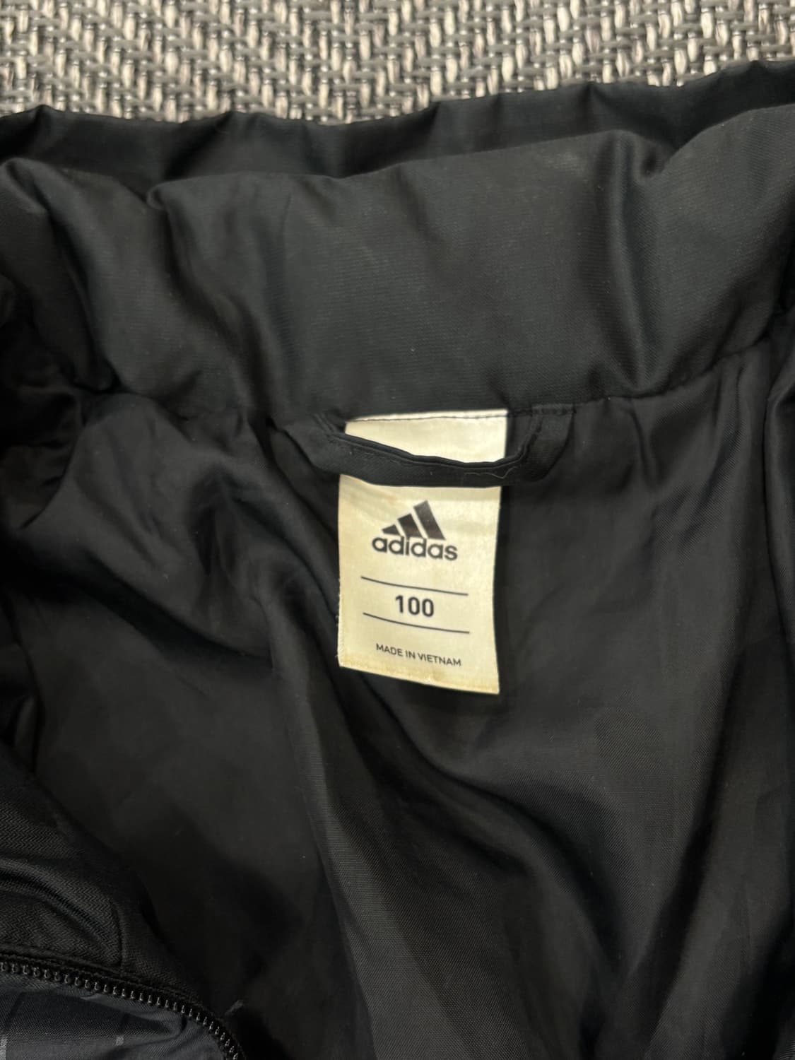 아디다스 삼선 롱패딩 블랙 상품이미지3