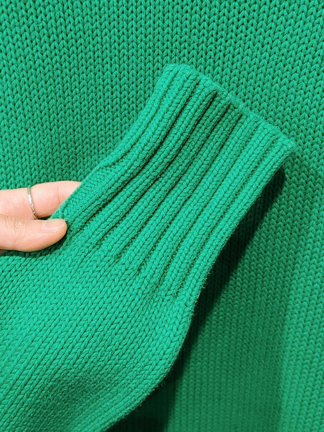 무배) 폴로 랄프로렌 그린 로고 니트 - L 상품이미지2