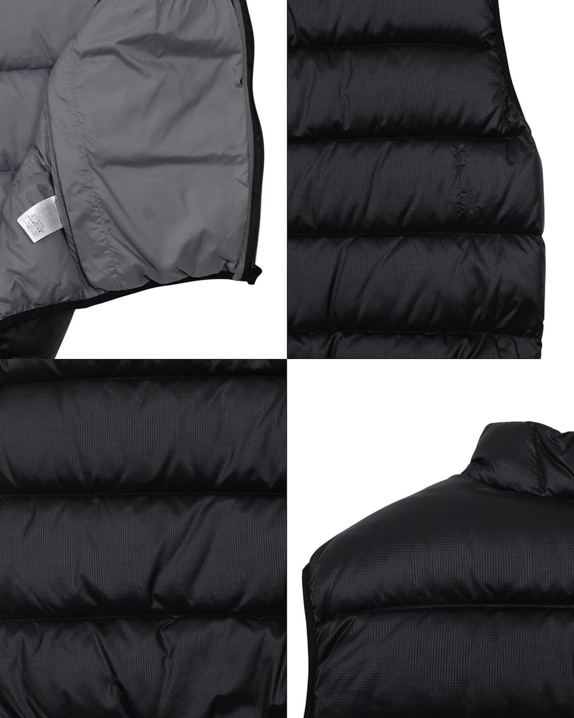 몽벨 구스다운 베스트 블랙 상품이미지8