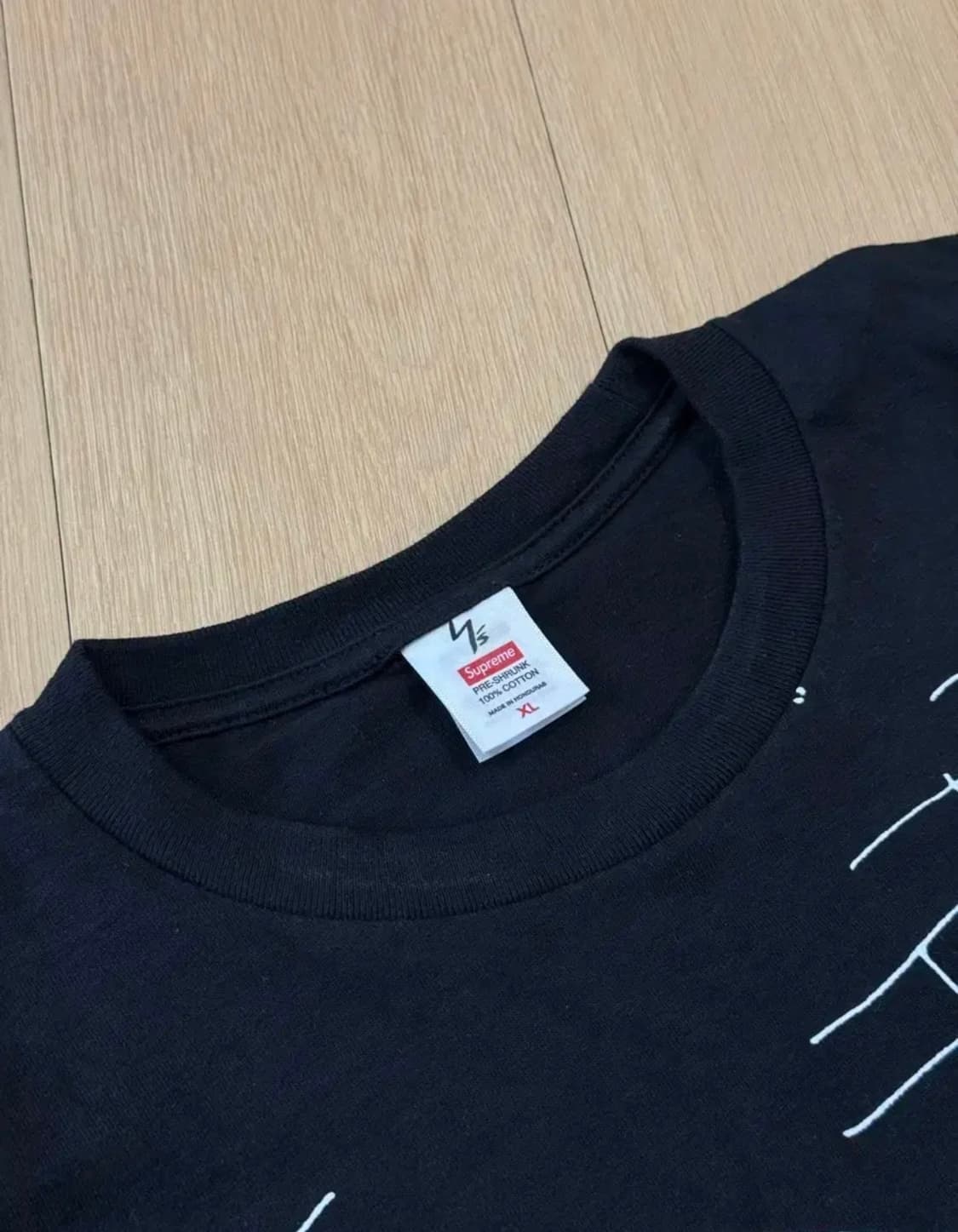 [XL] 슈프림 x 요지 야마모토 25fw 씽커 티셔츠 블랙 상품이미지3