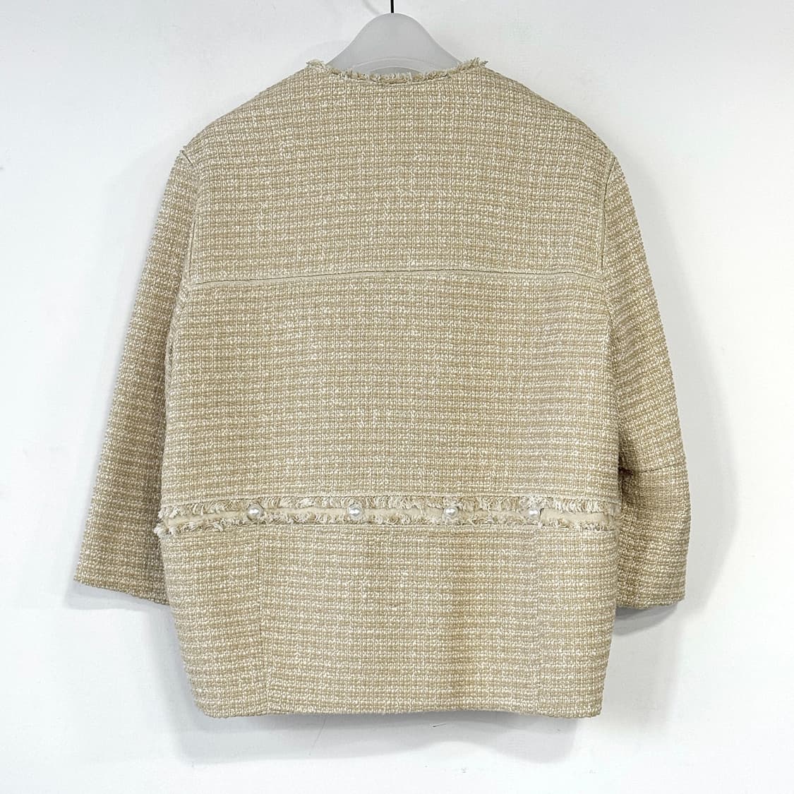 랑방컬렉션 진주 포인트 트위드 자켓 상품이미지4