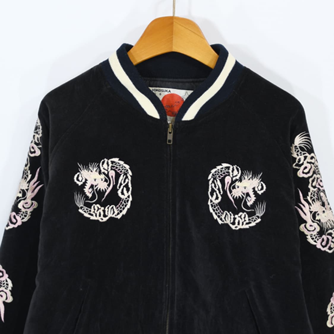 90s YOKOSUKA original 빈티지벨벳스카쟌 상품이미지3