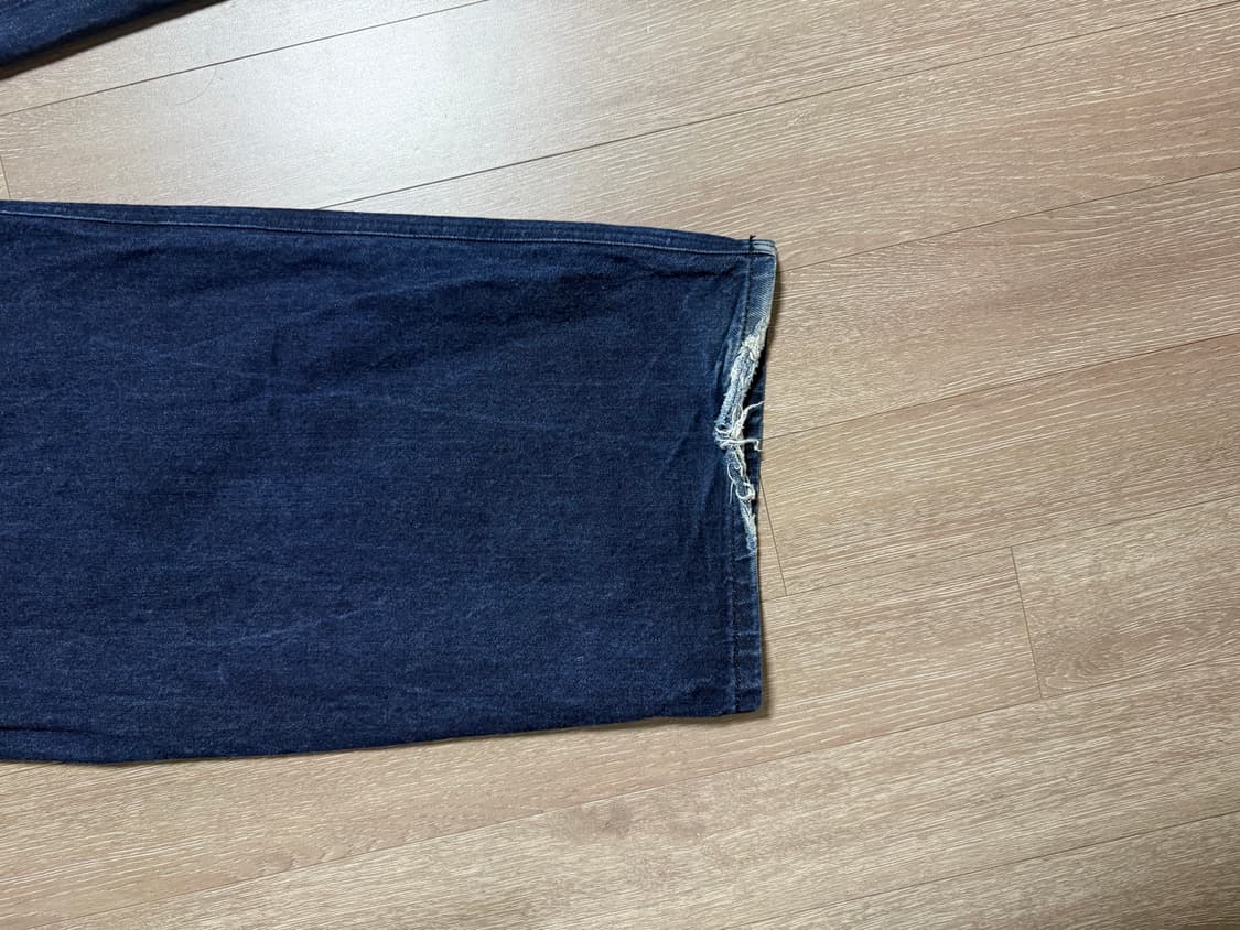 해칭룸 와이브 커브진 4사이즈 워시드 인디고 상품이미지3