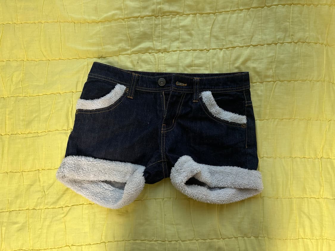 보들보들 퍼 팬츠 핫팬츠 갸루 상품이미지1