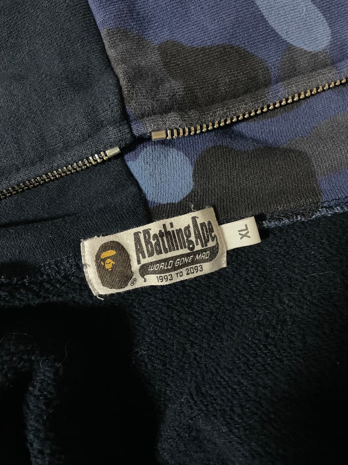 베이프 청계 반카모 후드집업 XL 상품이미지7