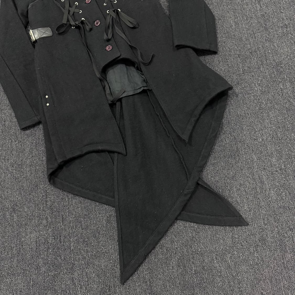 DARK REDROM H.naoto (H.jelly) 울 코트 상품이미지4