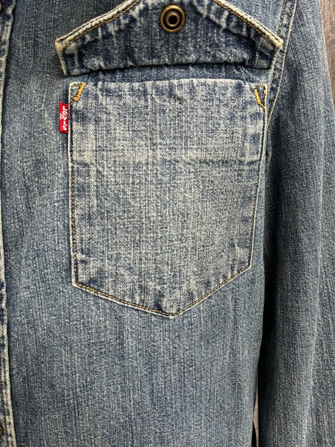 리바이스 웨스턴 데님 셔츠/#3472 상품이미지2