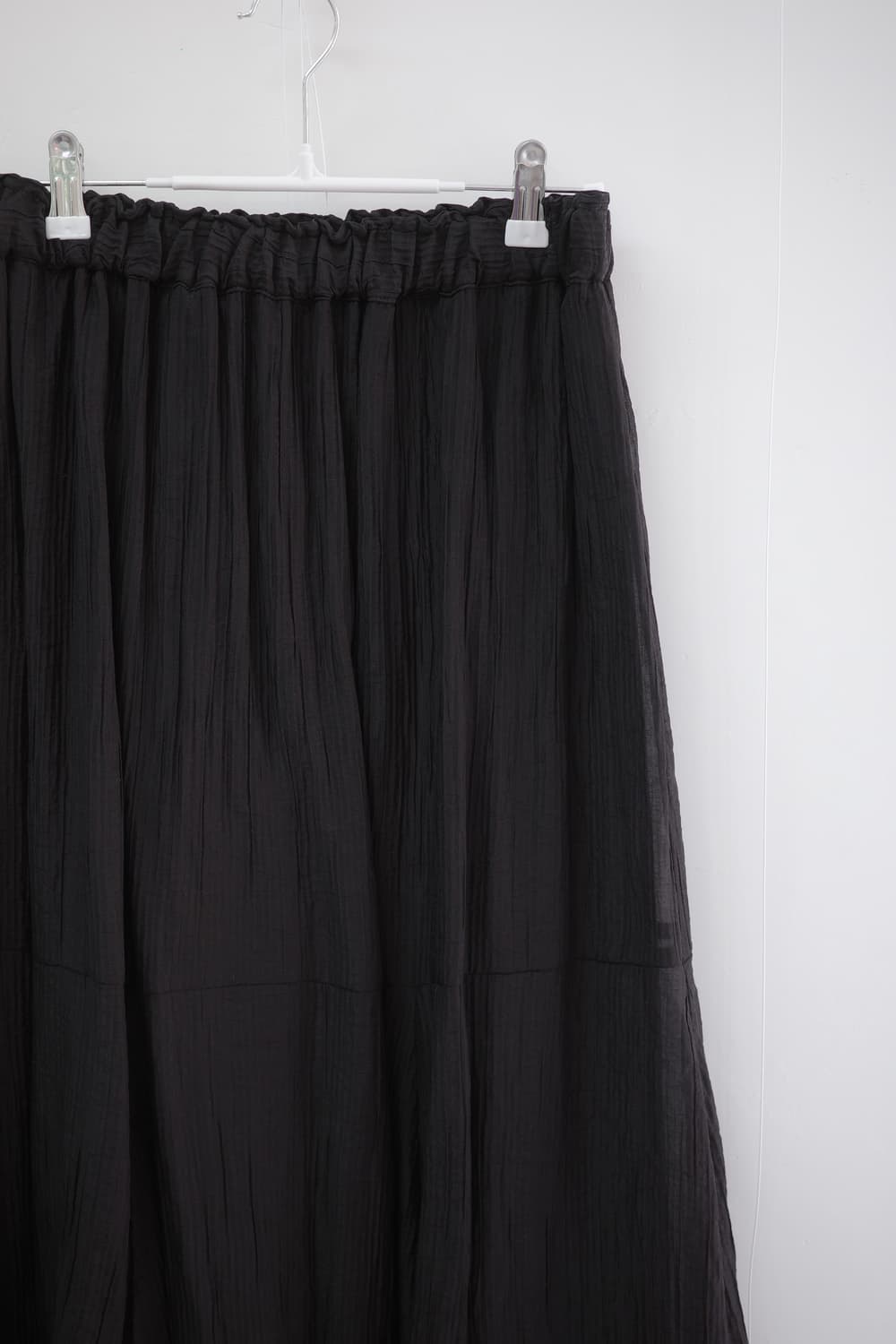 American holic black long skirt 상품이미지4