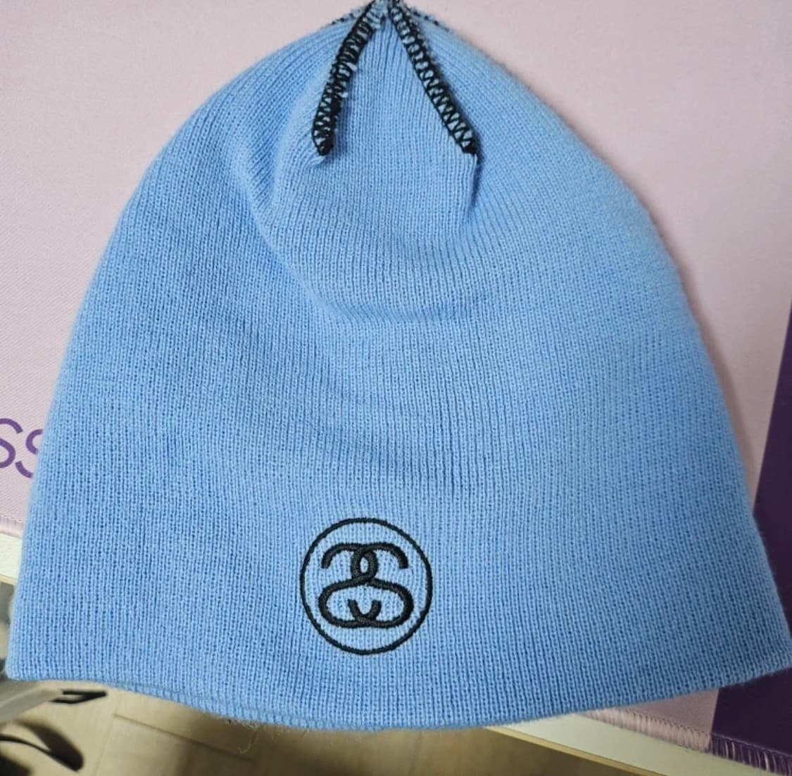 스투시 스티치 라일락 비니 상품이미지1