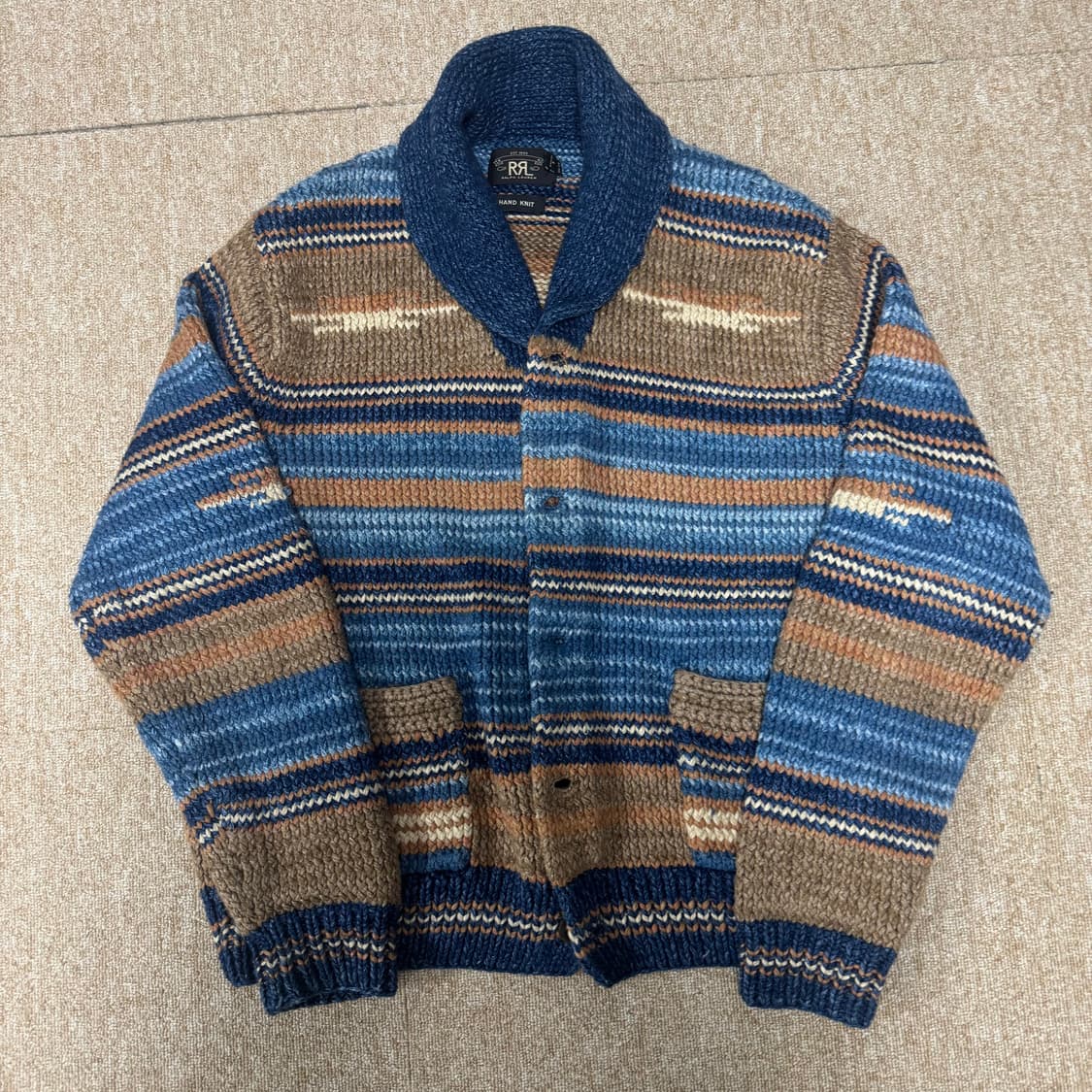 rrl 더블알엘 나바호 핸드니트 가디건 상품이미지2