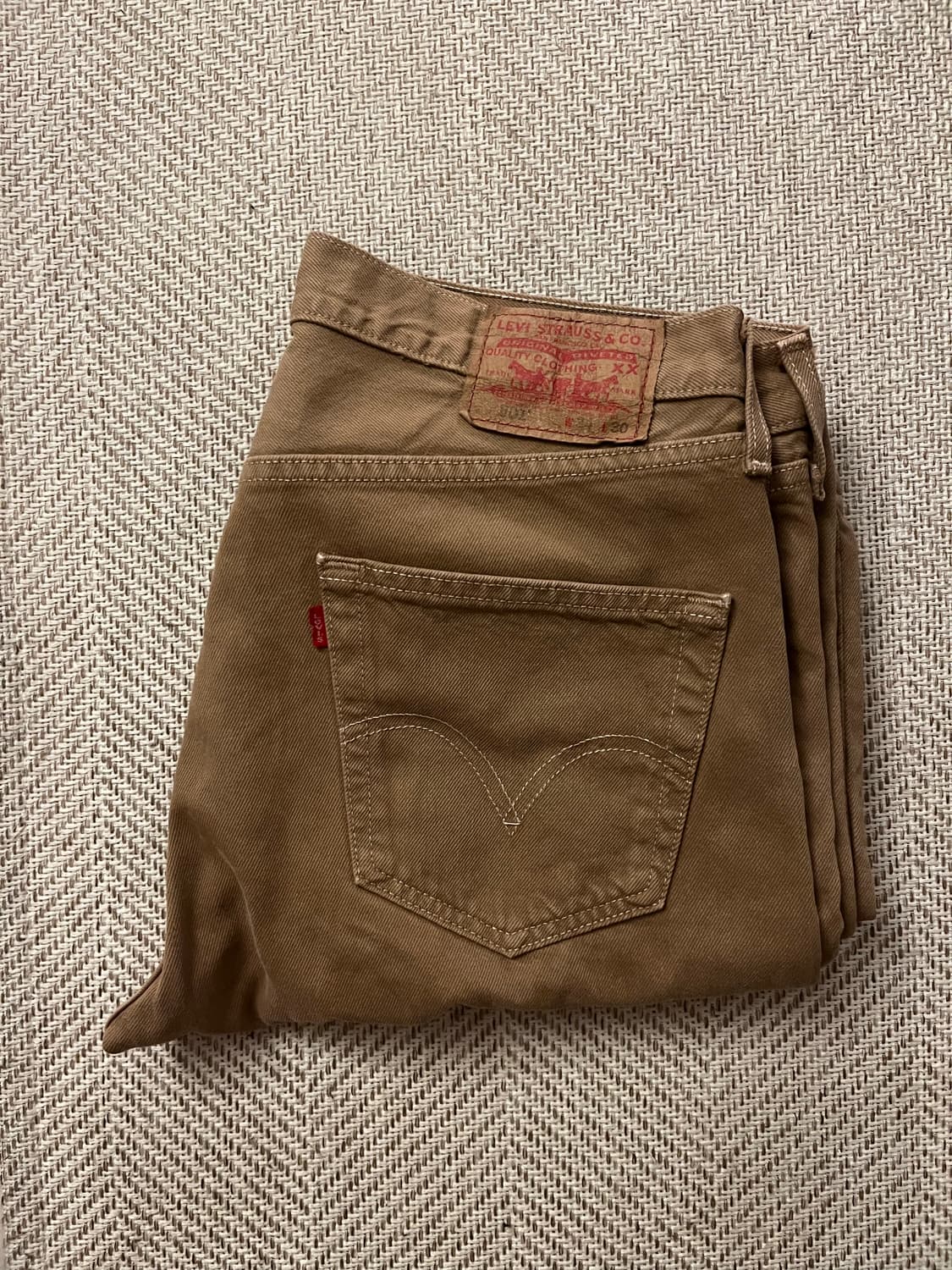 리바이스 501 브라운데님 상품이미지1